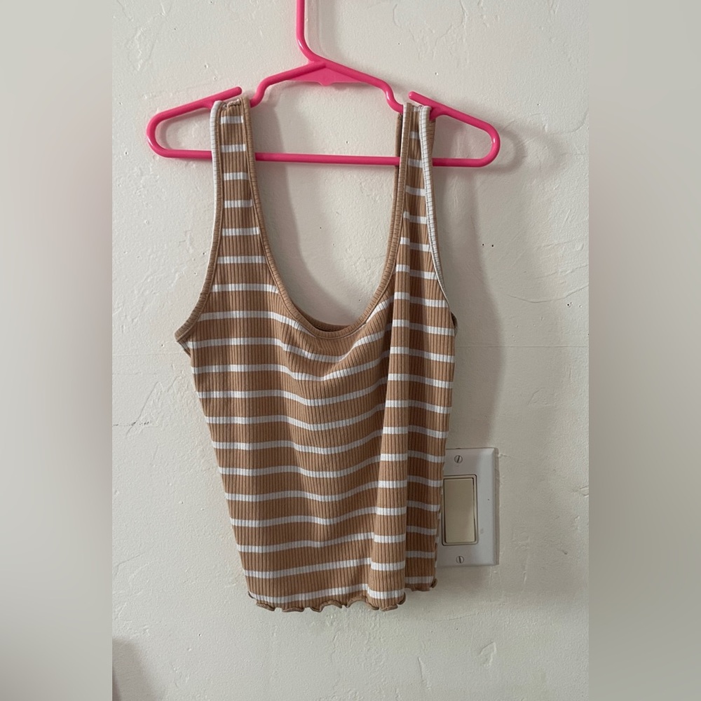 Striped crop top